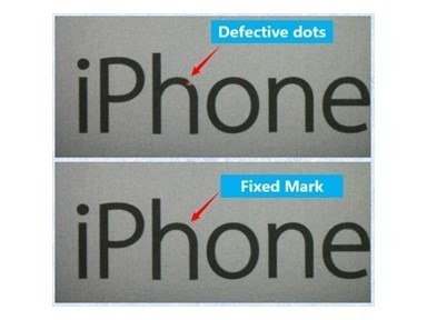 Machine Vision inspection laser remarking the defective dots.jpg