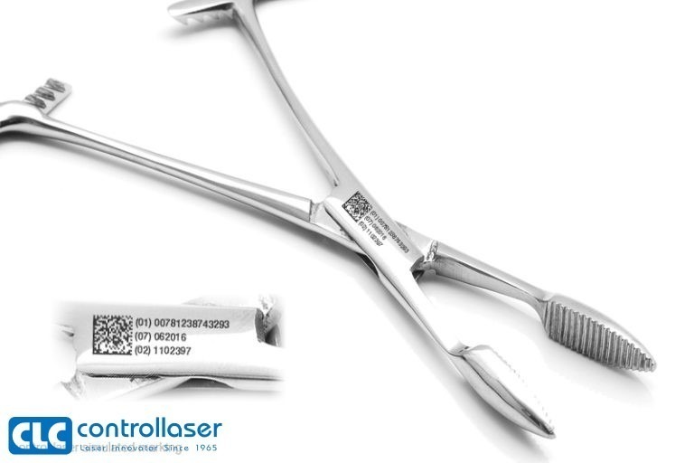 Medical Mark laser marking Hemostatic Forceps.jpg